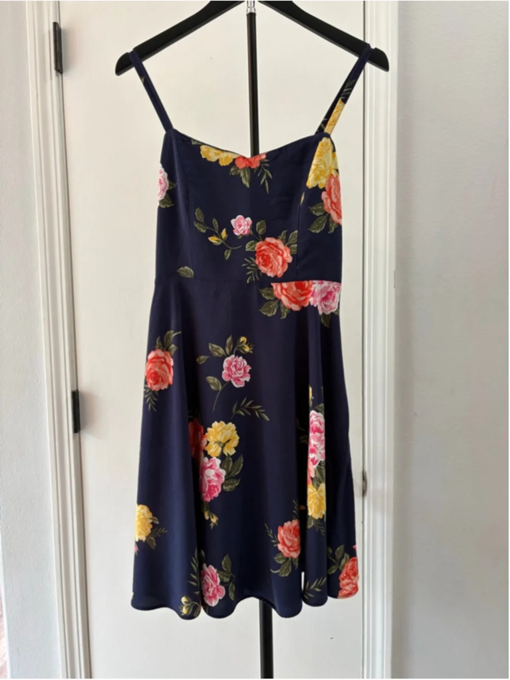 old navy floral mini dress Old Navy Women's Fit & Flare Cami Mini Dress - Multi